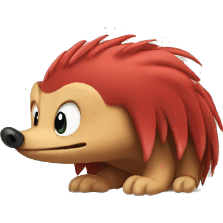 Knuckles the Echidna emoji