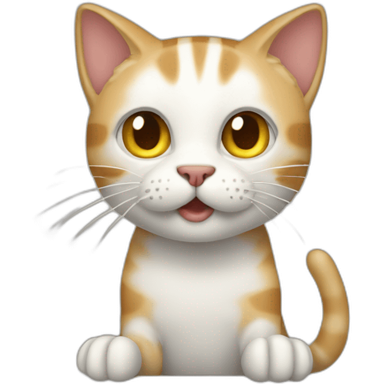 Cat squeleton emoji