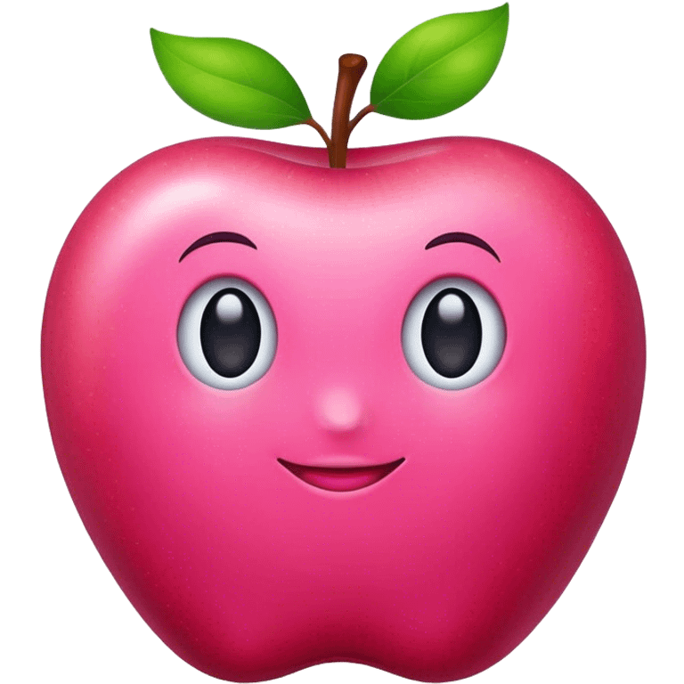 pink apple emoji