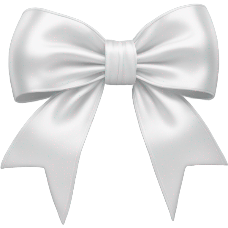 White bow emoji