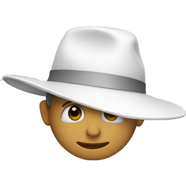 White hat emoji