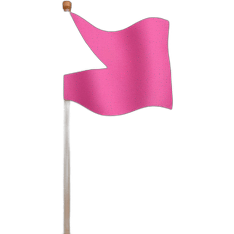 Pink flag  emoji