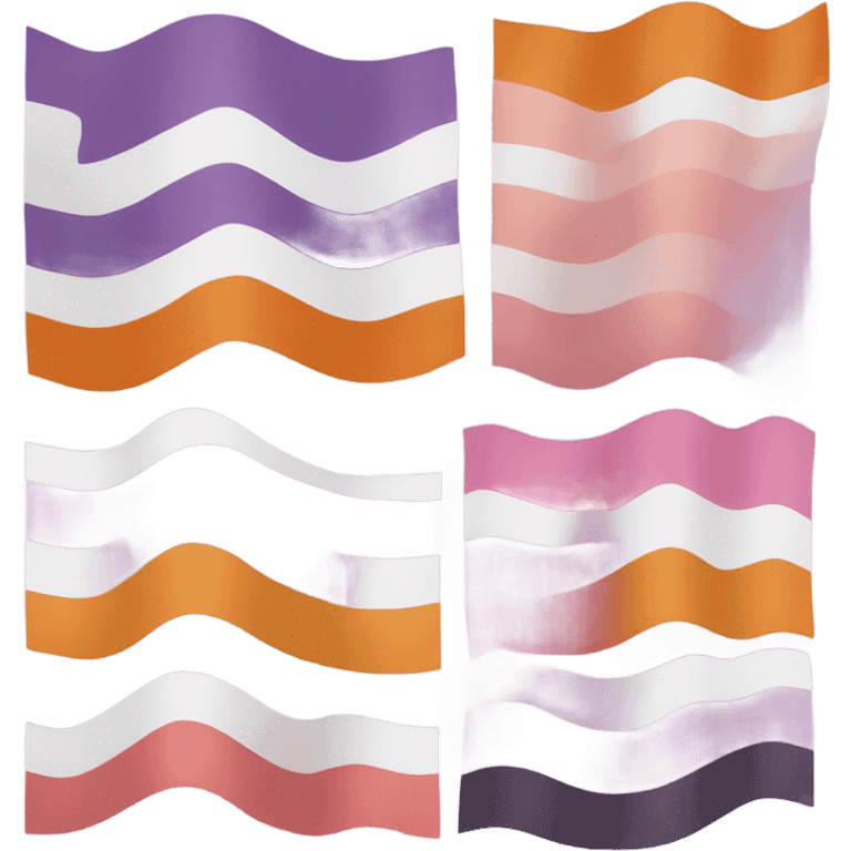 Lesbian flag emoji