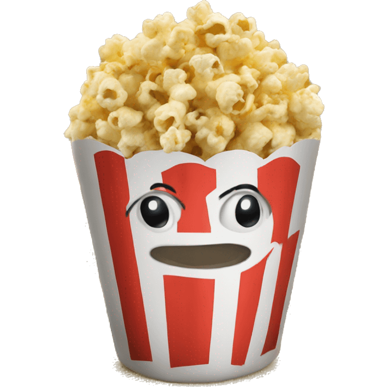 Pop corn hot movil emoji