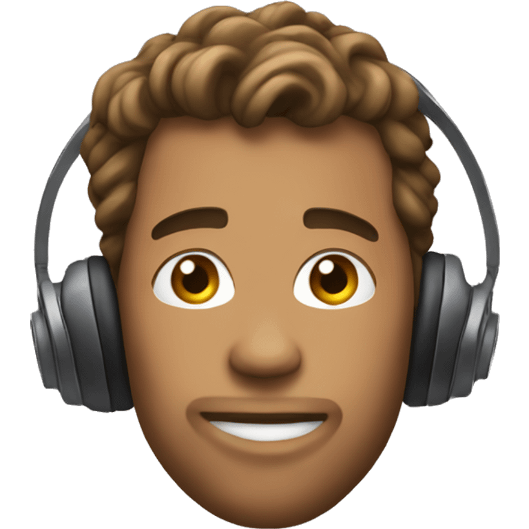 Chris sails in EarPods emoji