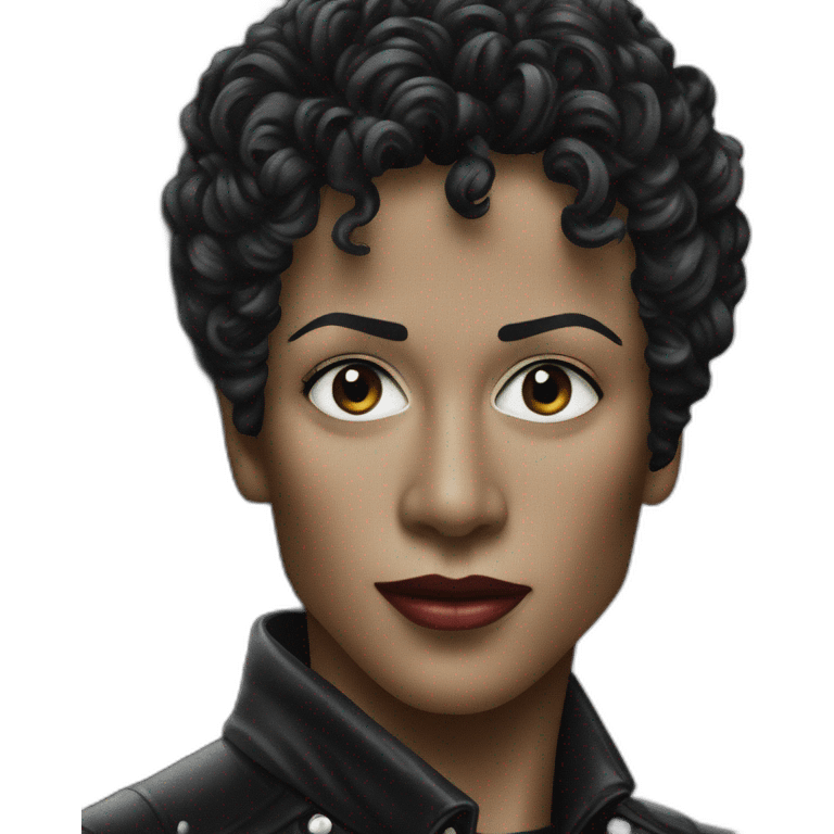 Billie Jean portrait emoji