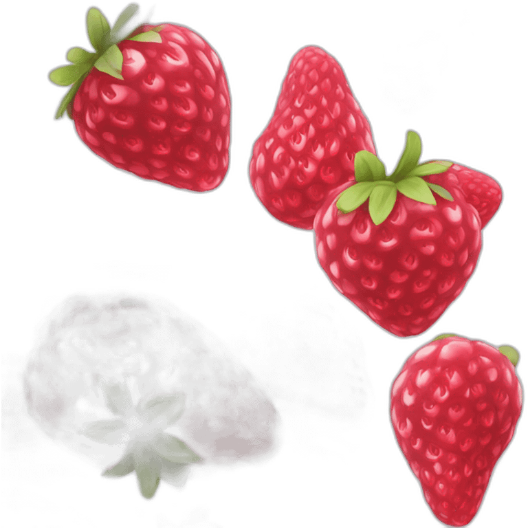 Fraise framboise mirtille  emoji