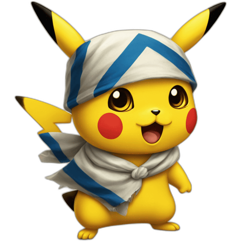 jew-chu, pikachu's younger jewish cousin enters Gaza emoji