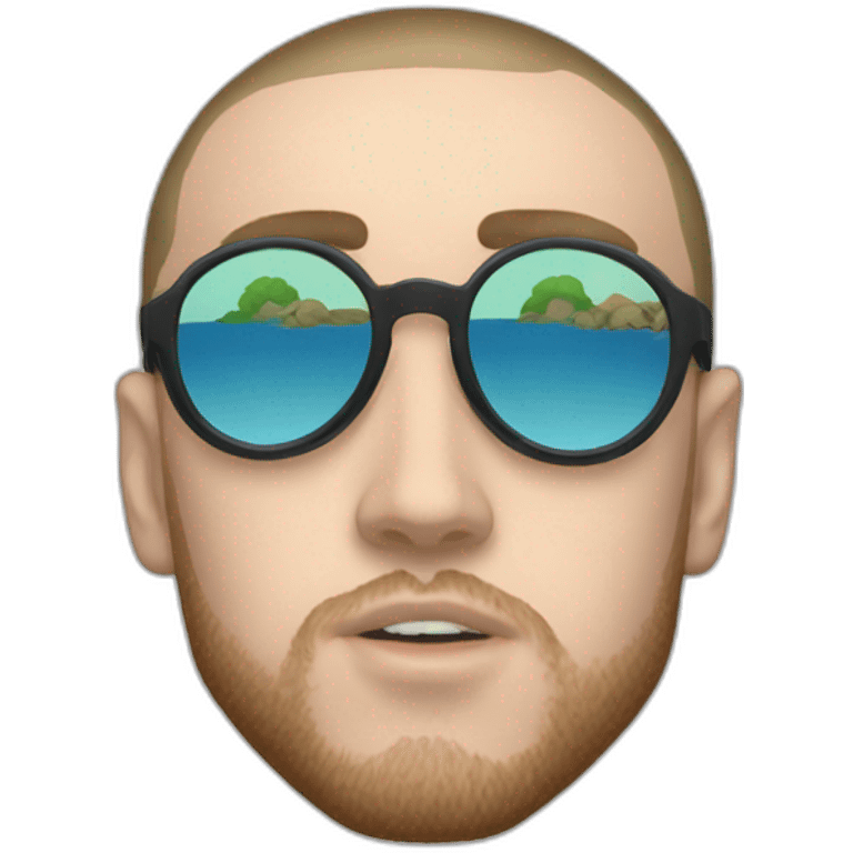 Mac Miller swimming album emoji