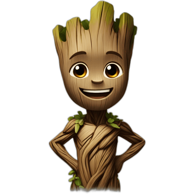 Groot heureux emoji