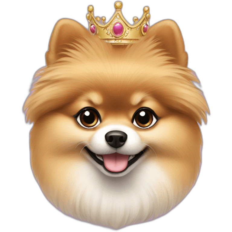 Princess Pomeranian emoji