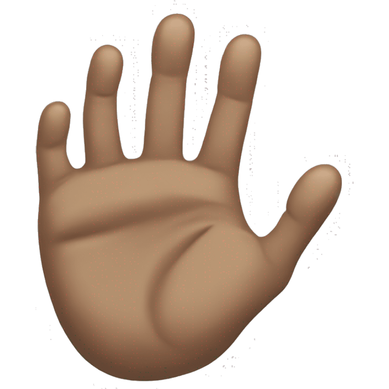 human hand doing a bear claw emoji