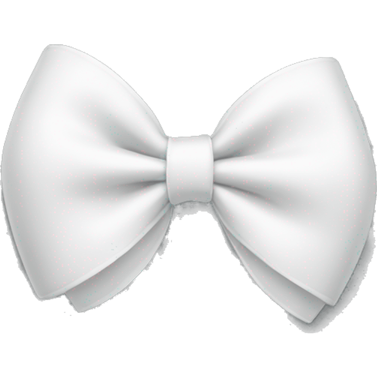 White bow emoji