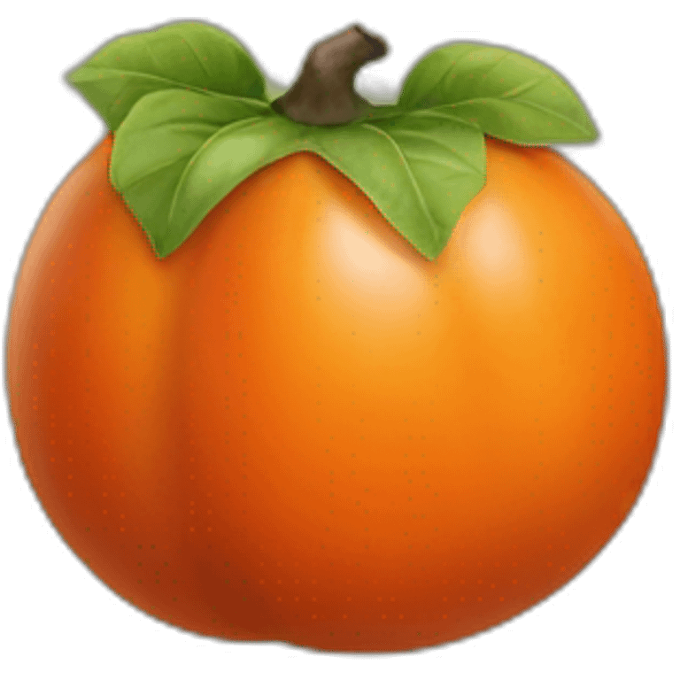 persimmon emoji