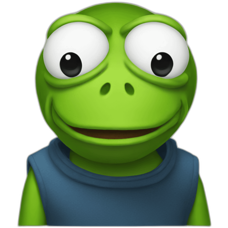 Kermit sad emoji