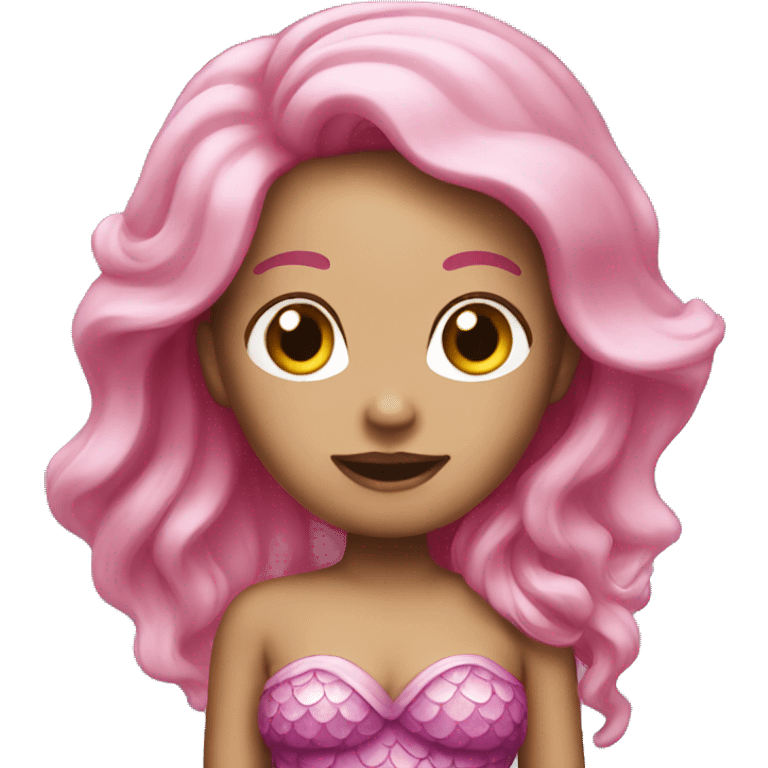 pink mermaid emoji