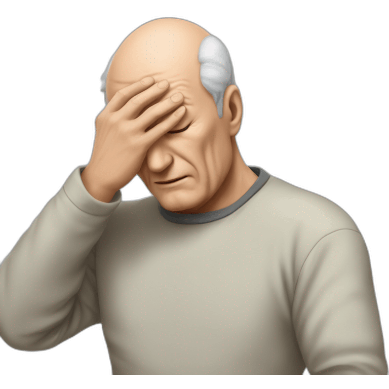 Facepalm Picard emoji