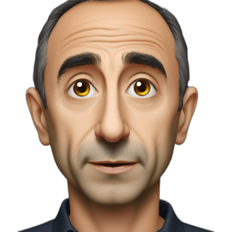 Eric Zemmour qui se met le doigt dans le nez emoji