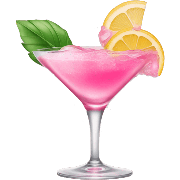 pink cocktail emoji