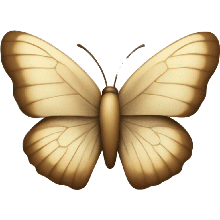 Nœud papillon beige emoji