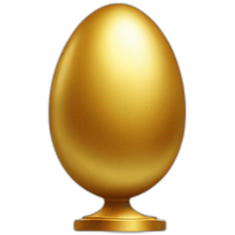 golden egg on pedestal emoji