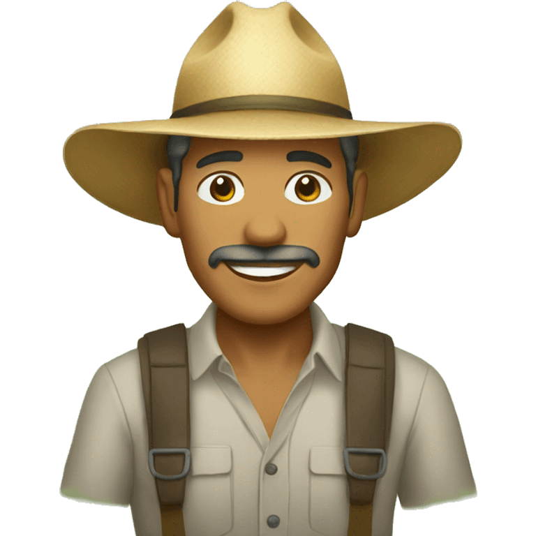 A colombian coffee farmer emoji