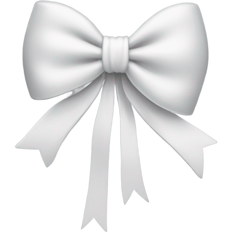 White bow emoji