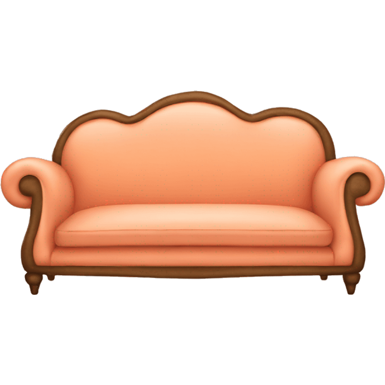 Peach sofa emoji