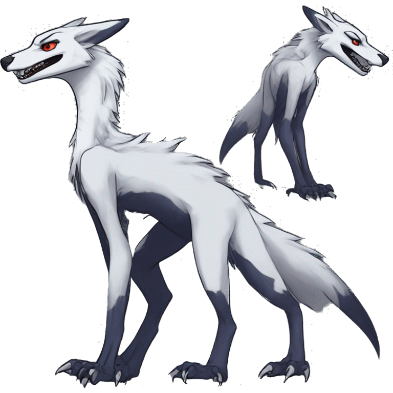 Cool Edgy Modern Vernid-Sergal species by LiLaiRa full body emoji