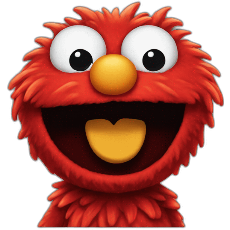 Elmo mewing  emoji