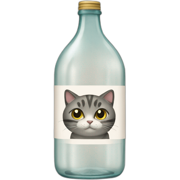 bottle cat emoji