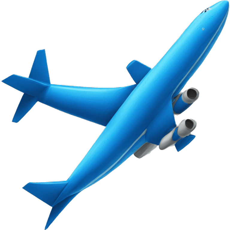 blue plane emoji