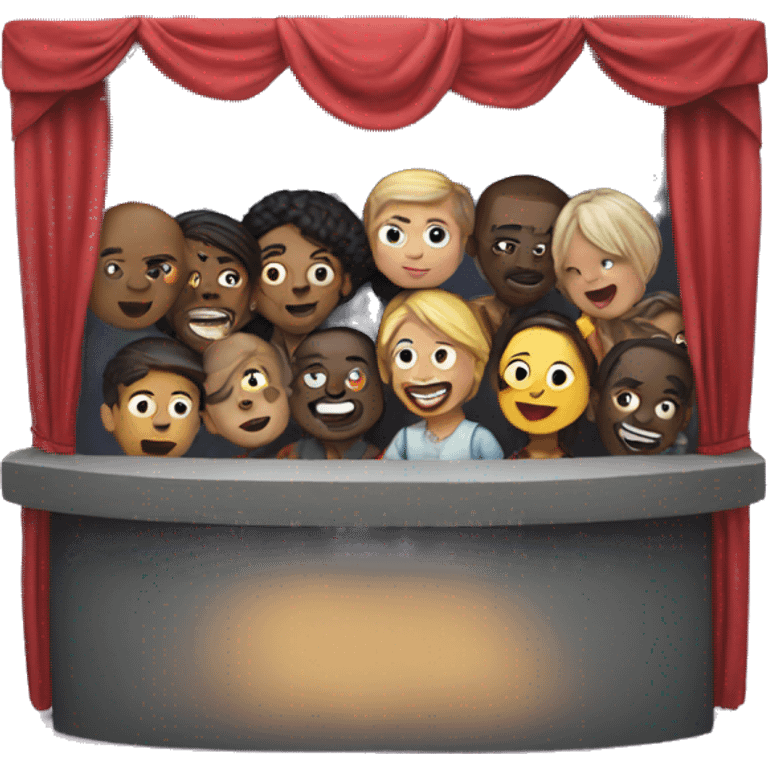 Mini puppet show emoji