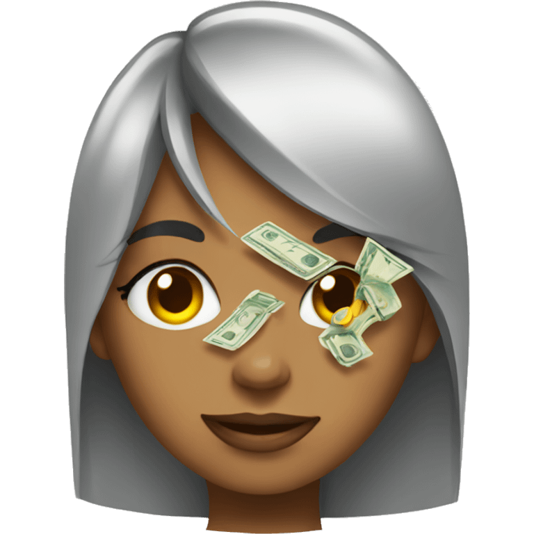 Girl with money  emoji