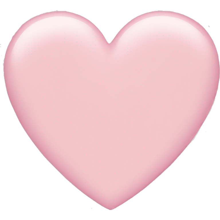 light pink heart  emoji