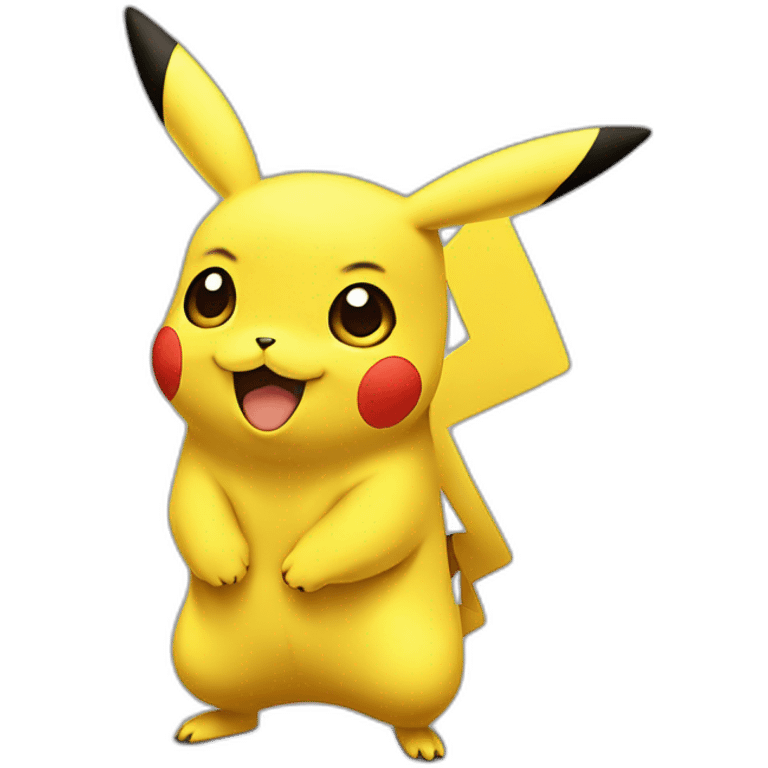 Pikachu qui vapote emoji