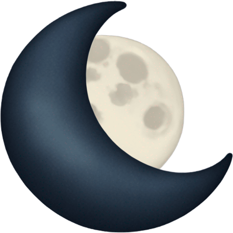 Crescent moon emoji