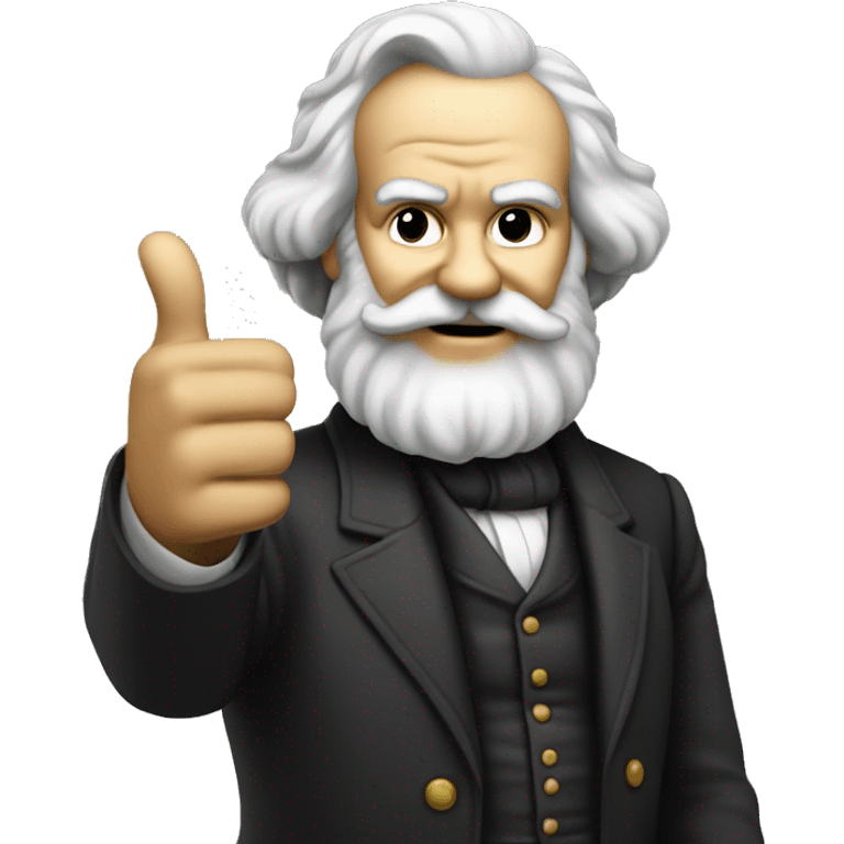 karl marx giving a thumbs up emoji