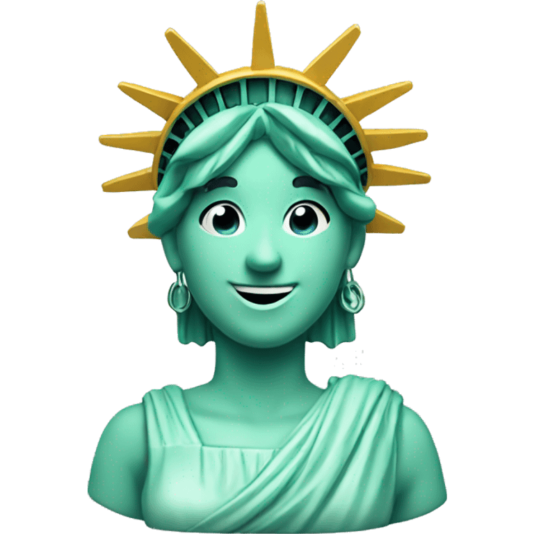 Statue of Liberty smiling  emoji