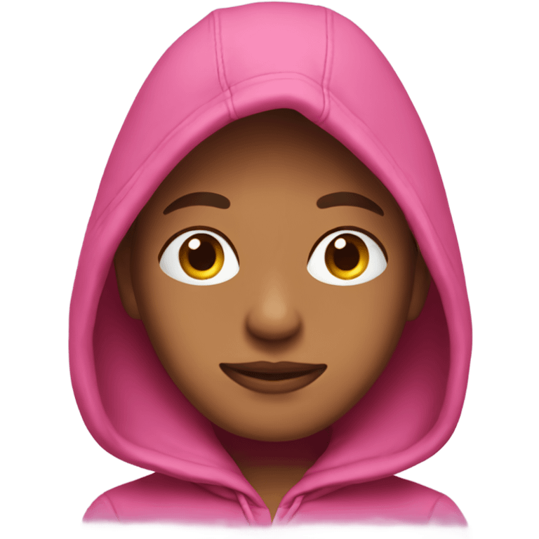 Pink hoodie emoji