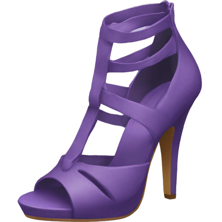 Violet heels emoji