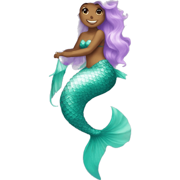 Mermaid unicorn emoji