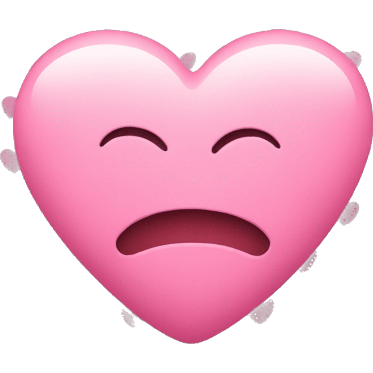 Heart with little pink hearts emoji