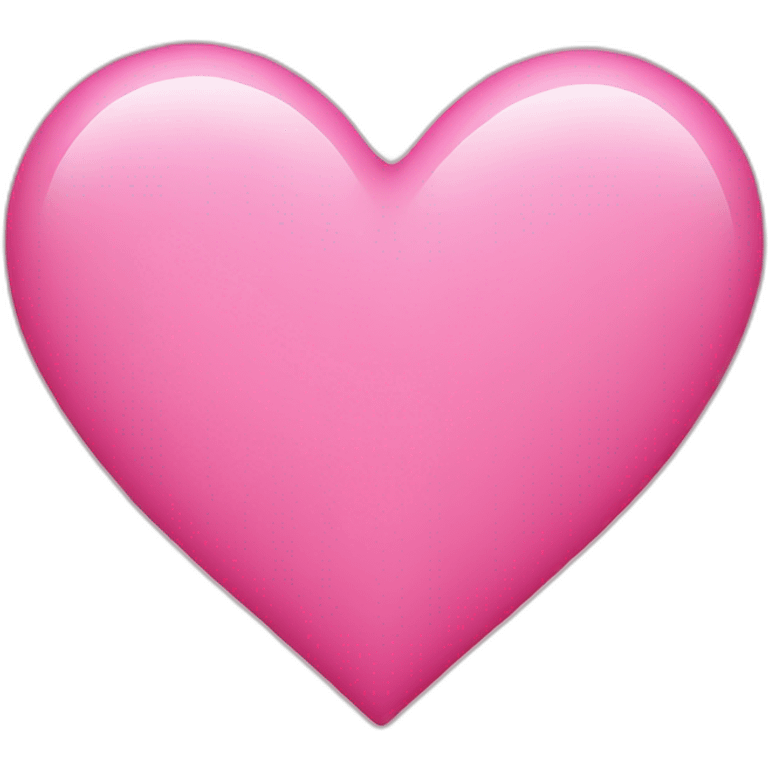 Pink heart emoji