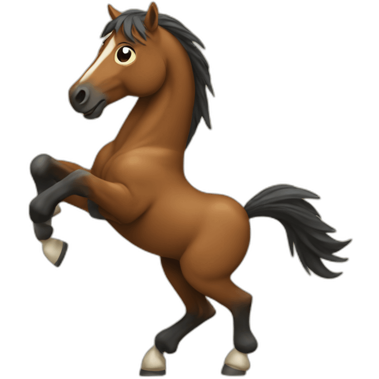 a dancing horse emoji