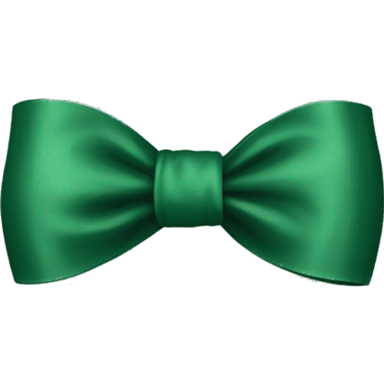 Forrest green bow emoji