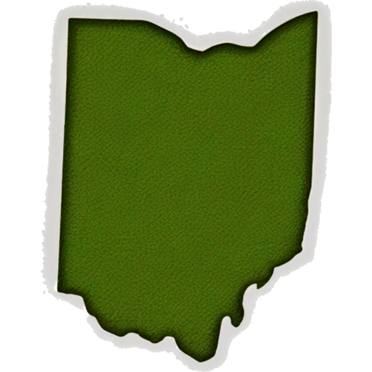 Ohio state border shape emoji