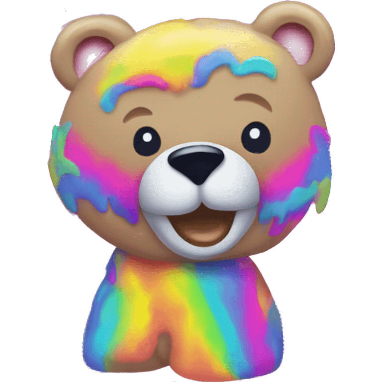 lisa frank bear emoji