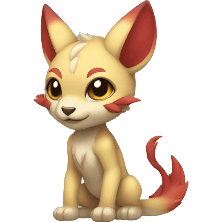 a anthro chibi-style Fakémon-hybrid full body emoji