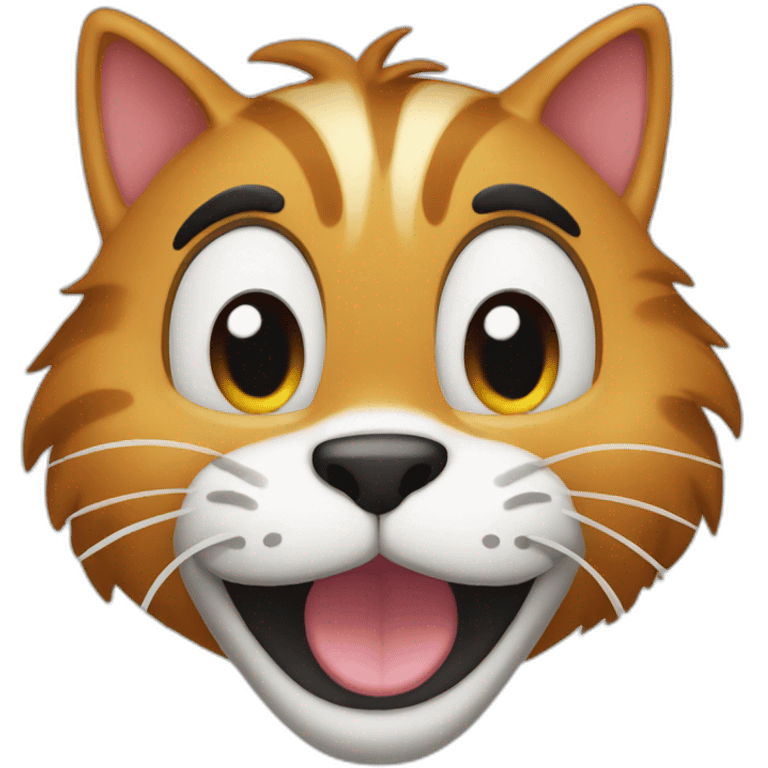 a goofy ahh cat emoji